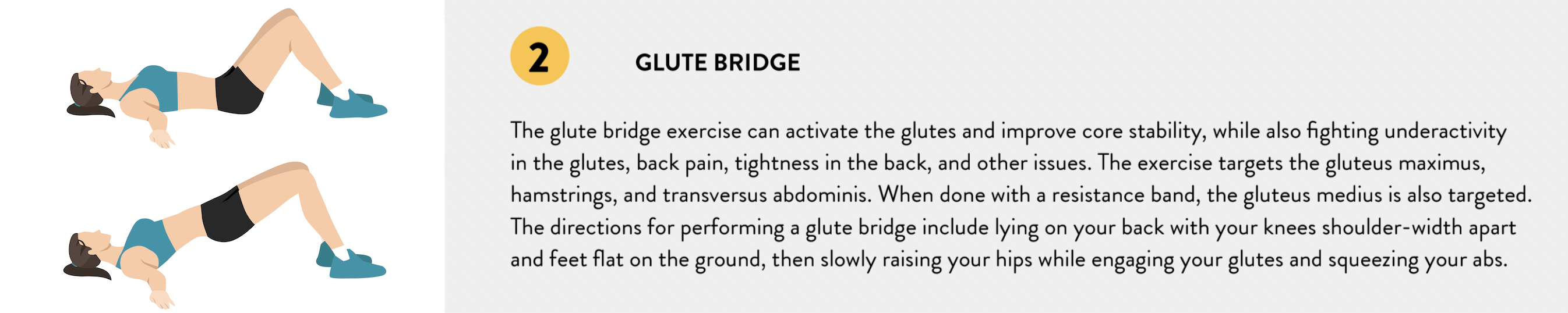 Ensure glute bridge